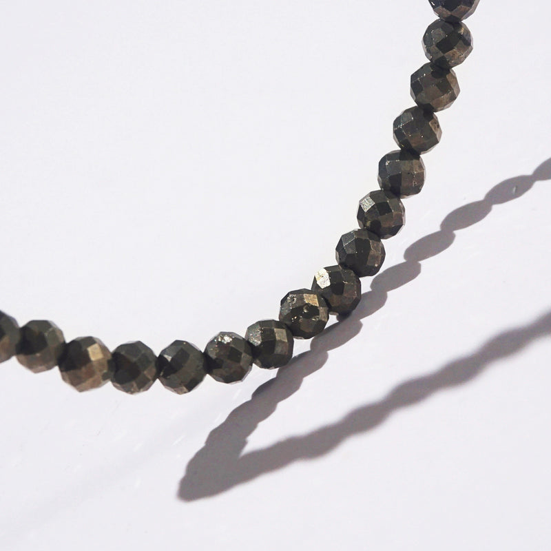 Pyrite Faceted 4mm - GAEA