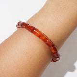 Red Agate Tube 6mm - GAEA