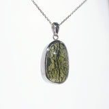 Moldavite in 925 Sterling Silver - GAEA