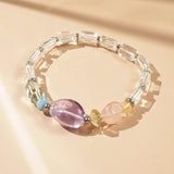 Amethyst, Lemon Quartz, Rose Quartz, Aquamarine, Citrine and Clear Quartz - GAEA