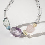 Amethyst, Lemon Quartz, Rose Quartz, Aquamarine, Citrine and Clear Quartz - GAEA