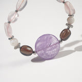 Lavender Amethyst, Smoky Quartz, Labradorite, Opal and Rose Quartz - GAEA
