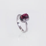 A-Grade Rhodolite Garnet with White Topaz - Gaea | Crystal Jewelry & Gemstones (Manila, Philippines)