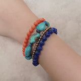 Turquoise with Dumortierite