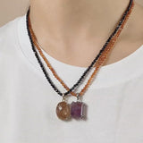 Black Spinel Faceted 4mm