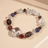 Clear Quartz, Smoky Quartz, Prasiolite, Hessonite Garnet, and Iolite - GAEA