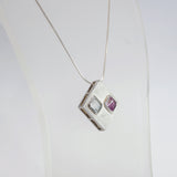 Blue Topaz with Fluorite Square - Gaea | Crystal Jewelry & Gemstones (Manila, Philippines)