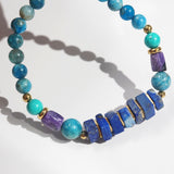 Lapis Lazuli, Charoite, and Apatite - GAEA