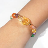 Citrine, Sunstone, Amethyst, Carnelian, and Jade - GAEA