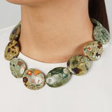 Rainforest Jasper Flat Ovals - Gaea | Crystal Jewelry & Gemstones (Manila, Philippines)