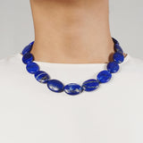 Lapis Lazuli Flat Oval - Gaea