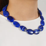 Lapis Lazuli Flat Oval - Gaea
