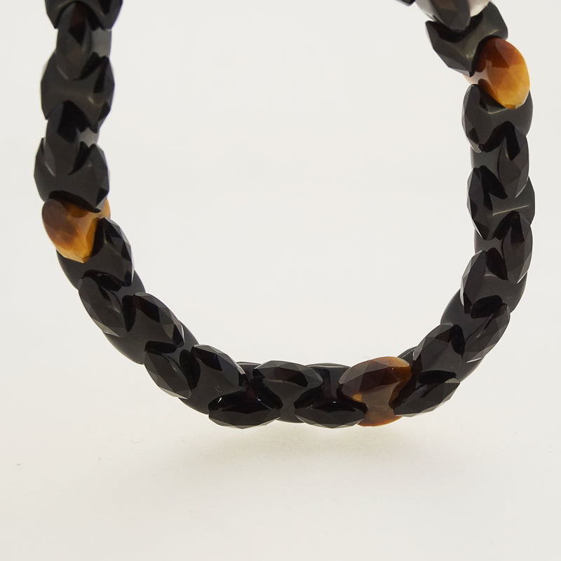 Black Onyx Links with Tiger Eye - Gaea | Crystal Jewelry & Gemstones (Manila, Philippines)