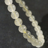 A-Grade Libyan Gold Tektite/Desert Glass 8mm - GAEA