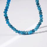 Madagascar Apatite Faceted Rondelle - GAEA