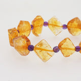 Geometric Citrine w/ Amethyst - Gaea | Crystal Jewelry & Gemstones (Manila, Philippines)