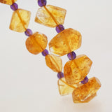 Geometric Citrine w/ Amethyst - Gaea | Crystal Jewelry & Gemstones (Manila, Philippines)