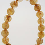 AA-Grade Golden Rutilated Quartz 9mm - Gaea | Crystal Jewelry & Gemstones (Manila, Philippines)