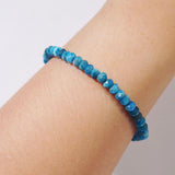 Madagascar Apatite Faceted Rondelle - GAEA