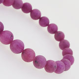 Matte Ruby 8mm - Gaea | Crystal Jewelry & Gemstones (Manila, Philippines)