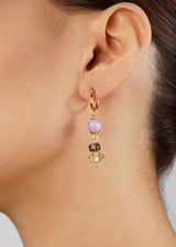 Asymmetrical Lavender Amethyst, Smoky Quartz, Lemon Quartz - Gaea | Crystal Jewelry & Gemstones (Manila, Philippines)