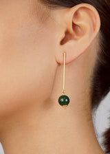 Nephrite Jade 10mm Drop - Gaea | Crystal Jewelry & Gemstones (Manila, Philippines)