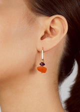 Carnelian Nugget and Amethyst - Gaea | Crystal Jewelry & Gemstones (Manila, Philippines)