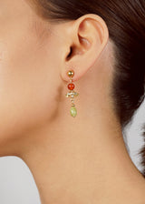 Asymmetrical Carnelian, Smoky Quartz, Sphene, and Lemon Quartz - Gaea | Crystal Jewelry & Gemstones (Manila, Philippines)