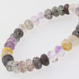 Tourmalinated and Rutilated Quartz Faceted Rondelle - Gaea | Crystal Jewelry & Gemstones (Manila, Philippines)