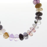 Tourmalinated and Rutilated Quartz Faceted Rondelle - Gaea | Crystal Jewelry & Gemstones (Manila, Philippines)