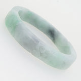 A-Grade Burma Jade Carved Bangle - Gaea | Crystal Jewelry & Gemstones (Manila, Philippines)