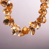 Gem-Grade Citrine Faceted Ovals Briolette (M) - Gaea | Crystal Jewelry & Gemstones (Manila, Philippines)