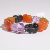 A-Grade Carved Pi Yao Mixed Gemstones - Gaea