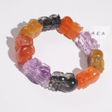 A-Grade Carved Pi Yao Mixed Gemstones - Gaea