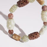 Carved Chinese Nephrite Jade - Gaea