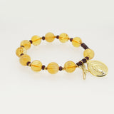 Citrine and Rhodolite Garnet Rosary Bracelet 10mm - Gaea | Crystal Jewelry & Gemstones (Manila, Philippines)