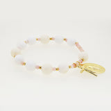 White and Pink Opal Rosary Bracelet 10mm - Gaea | Crystal Jewelry & Gemstones (Manila, Philippines)