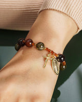 Tricolor Garnet Rosary Bracelet 10mm - Gaea | Crystal Jewelry & Gemstones (Manila, Philippines)