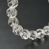 Clear Quartz Carved 12mm - Gaea