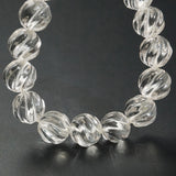 Clear Quartz Carved 12mm - Gaea
