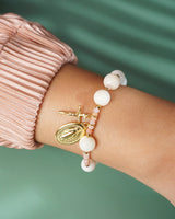 White and Pink Opal Rosary Bracelet 10mm - Gaea | Crystal Jewelry & Gemstones (Manila, Philippines)