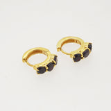 Garnet Mini Hoop - Gaea | Crystal Jewelry & Gemstones (Manila, Philippines)