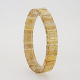 AA-Grade Golden Rutilated Quartz Bangle - Gaea | Crystal Jewelry & Gemstones (Manila, Philippines)
