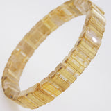 AA-Grade Golden Rutilated Quartz Bangle - Gaea | Crystal Jewelry & Gemstones (Manila, Philippines)