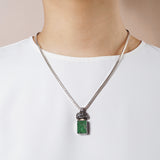 Uvarovite Garnet and Meteorite - Gaea | Crystal Jewelry & Gemstones (Manila, Philippines)