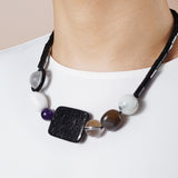 Black Onyx, Hypersthene, Dendritic Opal, and Amethyst - Gaea | Crystal Jewelry & Gemstones (Manila, Philippines)