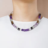 A-Grade Clear Quartz, Amethyst, Smoky Quartz, Rose Quartz, Prasiolite, and Black Spinel - Gaea