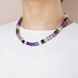 A-Grade Clear Quartz, Amethyst, Smoky Quartz, Rose Quartz, Prasiolite, and Black Spinel - Gaea