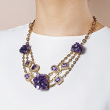 Multi-Strand Amethyst Drusy - Gaea