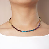 Madagascar Apatite, Amethyst, and Rhodolite Garnet Faceted 4.5mm - Gaea | Crystal Jewelry & Gemstones (Manila, Philippines)